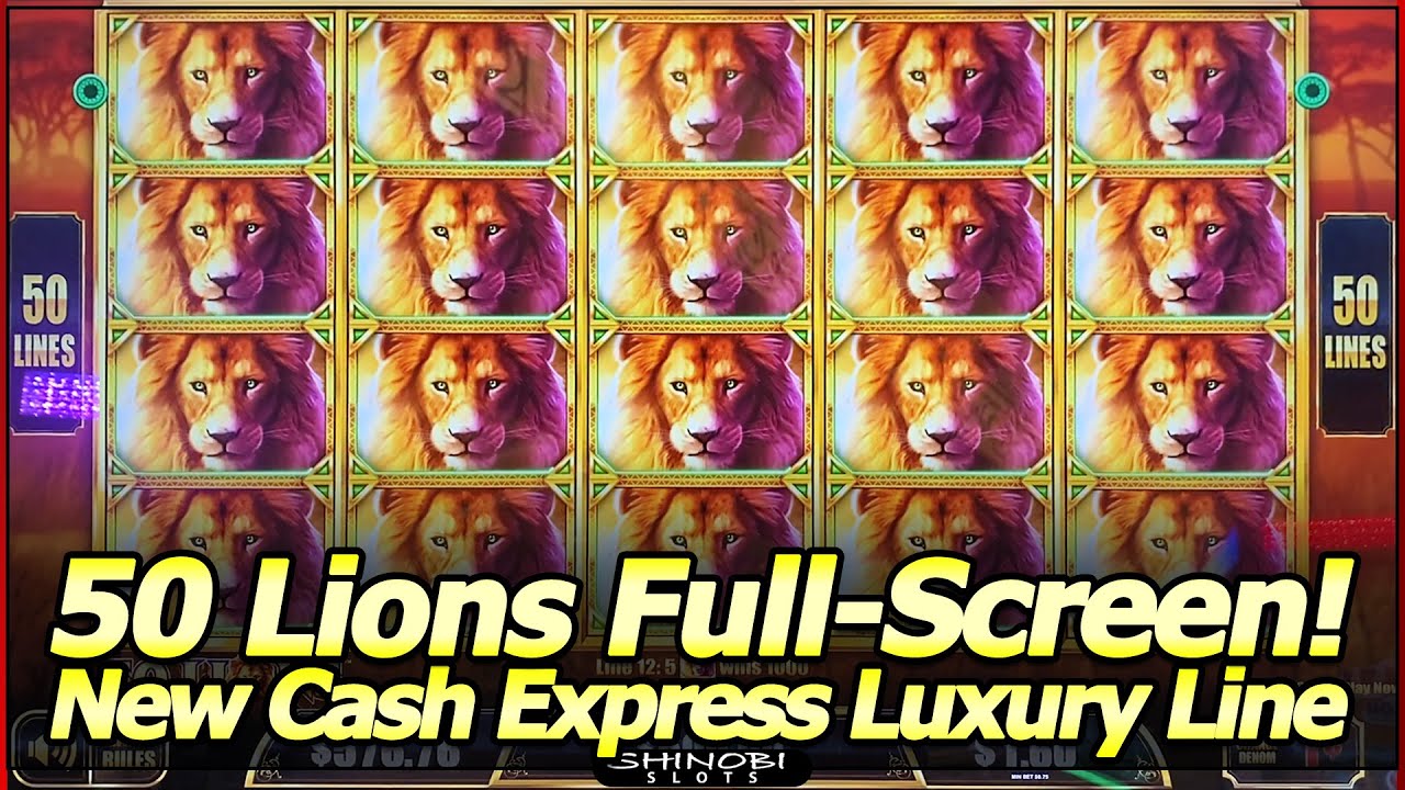 Cash Express Luxury Line – 50 Lions Slots